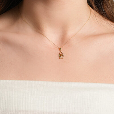 14 Ayar Altın Kalp Kolye