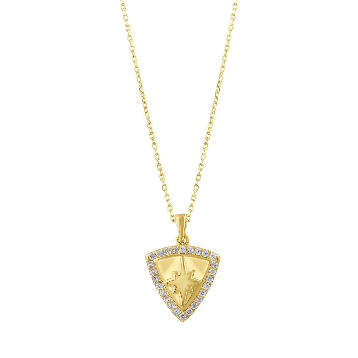14 Ayar Altın Kutup Yıldızı Kolye - Görsel 2