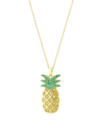 14 Ayar Ananas Kolye