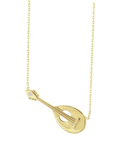 14 Ayar Saz Kolye