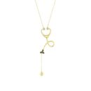 14 Ayar Stetoskop Kolye